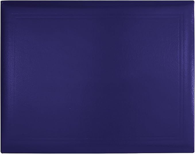 GraduationMall 8.5"x11" Smooth Padded Diploma Cover Certificate Holder Purple,6-Packs