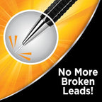 BIC Break Resistant Pro with Shock-Absorption and Twist-Up Eraser, Mechanical Pencil, 2-Count