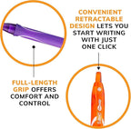 BIC Gelocity Quick Dry Ocean Themed Gel Pen Set with Fast-Drying Ink and Retractable Design, 16-Count in Assorted Ink