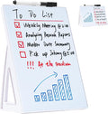 Dashify Desktop Dry Erase Board, Small Whiteboard with Stand, A5 Size 8.3 x 5.8 Inches with A Dry Erase Marker