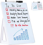 Dashify Desktop Dry Erase Board, Small Whiteboard with Stand, A5 Size 8.3 x 5.8 Inches with A Dry Erase Marker