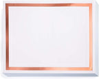 PaperDirect Pristine Specialty Certificates, 50 Sheets of 38lb White Paper, 8½" x 11", Rose Bold Foil Border, Perfect for Awards, Students, Employees, Volunteers, Course Completion, Diplomas
