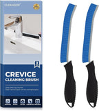 CLEANGOR Crevice Cleaning Brushes, Cleaner Scrub Brush Tool for Hard to Reach Tight Space, Home Essentials, Cleaning Supplies for Shower, Bathroom, Kitchen, Toilet, Window