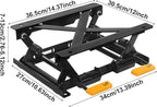 HIPUDNLM Car Seat Height Adjuster,2.76-5.12 Inches Lifting Height Car Seat Lifter Bracket by Hand Pedals,Truck Seat Lifting Base for RVs,Commercial Vehicles,Vans