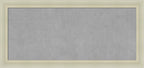 Amanti Art Silver Framed Magnetic Board 25x53 Oversize Vision Board for use with Magnets, 100% Metal Sheet to Display Items as Office Decor or for Home Organization in mudroom, Kitchen or Kids Room