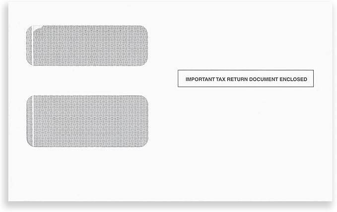NextDayLabels - Self Seal Envelopes for 1099 Tax Forms (Pack of 50)