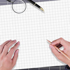 (2-Pack) Graph Paper Pad - 36" x 24" Large Graph Paper, 60 Sheets/120 Pages, 4"x4" Ruled Grid Paper for Engineer Architect Designer Mathematician Draftsmen Sketch House Commercial