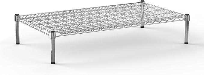 Regal Altair 24" Deep x 42" Wide x 8" Height Wire Shelving Kit | 1-Tier | NSF Commercial Storage Rack Unit