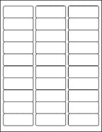 MACO Printable Labels for Mailing - Laser/Ink Jet Compatible Shipping Address Labels, 30 per Sheet, 1" x 2-5/8", Box of 250 Pages/7500 Labels, White
