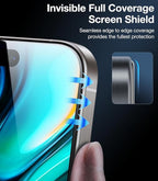 UltraGlass Ultra 9H+ Glass for iPhone 14 Pro Privacy Screen Protector [No.1 Military Grade Shatterproof & 100% Anti Spy] Glass Privacy Screen iPhone 14 Pro Tempered [Longest Durable],2 Pack