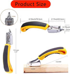 Staple Remover, Staple Puller Tool, Upholstery and Construction Heavy Duty Staple Remover, Strength Staple Puller Removing All Kinds of Staples(2 pcs)