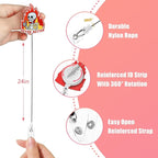 Aoryalps Never Better Retractable Badge Reel Holder Retractable with ID Clip for Nurse Nursing Name Tag Card Nursing Student Teacher Doctor Medical Assistant Work Office Clip-Gifts for Nurse