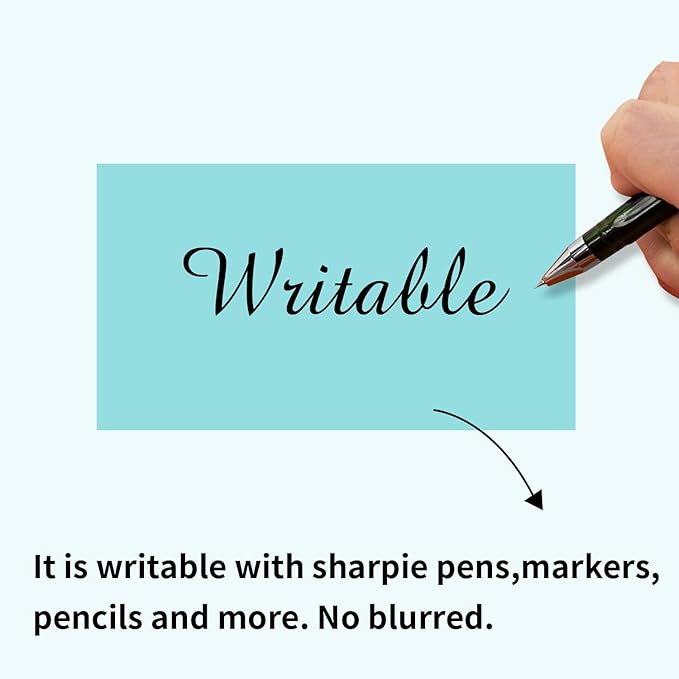 STARLIBOO Colored Labels Stickers 3 x 2 Inch, Removable Rectangle Moving Labels Stickers, 250Pcs Garage Sale Price Stickers, Adhesive Moving Labels for Boxes(Lake Blue)