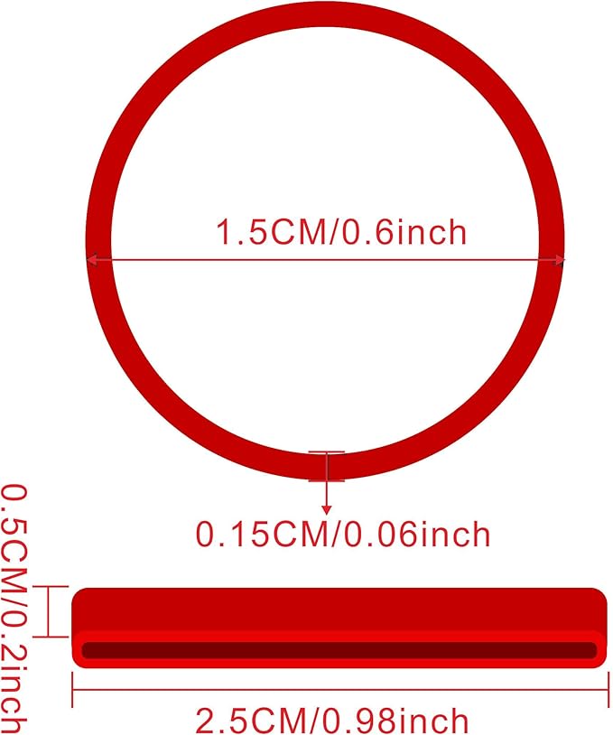 500pcs Red Color Mini Rubber Bands Elastic Bands Rubber Band for Organizing File Ties Bands School Office Supplies Stationery Holder Band Loop