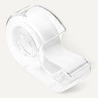 Amazon Basics Matte Finish Tape with Dispenser, Invisible Tape, 3/4" x 300"(8.33 Yards), 3-Pack, Transparent