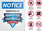 Custom OSHA Style Caution Sign 12" x 18" Aluminum Sign, Customizable "Your Text Here", by AccuformNMC Made in USA