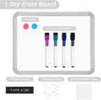 VUSIGN Small Dry Erase Whiteboard, 8.5 x 11 Inches White Board for Students, Fridge, Locker, Mini Dry Erase Board, 2 Pack