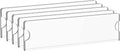 Richboom Acrylic Wall Name Plate Holder, 2x8 Inch, 5 Pack Clear Acrylic Sign Holder Frame with Adhesive Tapes, Door Plates for Home, Office, Classroom