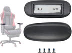 Universal Office Chair Arm Rest Replacement Pads -Ergonomic Arm Pads with 4" Mounting Hole Distance, Soft PU Surface & Durable Steel Inserts – Fits Most Office & Gaming Chairs (Set of 2)