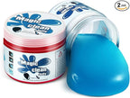 DNA MOTORING 2 Pack Car Cleaning Gels Auto Detailing Tools Cleaning Putty Car Interior Cleaner, Car Jelly Cleaner, Keyboard Cleaner, Car Cleaning Supplies Car Gifts for Men Women,Blue+Red, TOOLS-00147