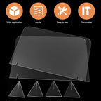 Generic 5Pcs Acrylic Writing Boards 20X30Cm Desktop Message Whiteboards for Office and Student Note Taking, Reusable Memo Boards for Meetings and Study