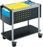 Safco, Scoot Open Top, Rolling Mobile File Cart, Fits Letter and Legal-Size Hanging Folders