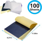Tattoo Transfer Paper 100 Sheets MIUXIA Tattoo Stencil Paper A4 Size 4 Layers DIY Tattoo Tracing Paper Tattoo Kit Tattoo Supplies