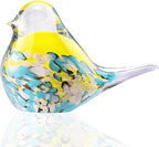 ORRFIDDY Glass Bird Figurines Art Collectible Ornaments Statue Figurines Paperweight Modern Handmade Sculpture Home Decor