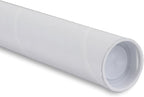 MagicWater Supply Mailing Tube - 1.5 in x 18 in - White - 1 Pack - for Shipping and Storage of Posters, Arts, Crafts, and Documents