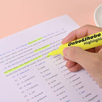 Dabo&Shobo Yellow highlighter, 24 Pack -bright color, chisel tip, for Adults Kids Highlighting in the Home School Office, Tank Style