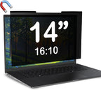 Magnetic Laptop Privacy Screen 14 inch for 16:10 Computer Monitor, Removable Anti-Glare Screen Privacy Shield, Screen Filter and Protector for Laptop (11 7/8" × 7 7/16"), Fits (WUXGA 1920 × 1200)