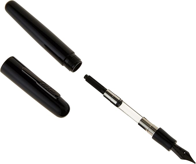 Conklin All American Fountain Pen in Black – Broad Nib, Bold Design & Premium Quality – Ideal Gift for Professionals & Pen Enthusiasts