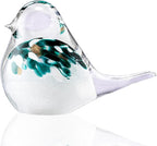 ORRFIDDY Glass Bird Figurines Art Collectible Ornaments Statue Figurines Paperweight Modern Handmade Sculpture Home Decor