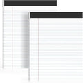 AILZFEI 2 Pack of Legal Pads 8.5 x 11 College Ruled Writing Pads 8.5" x 11.75" Notepad 30 Sheets per Note Pads Notebook Study Back 8x11 Pads of Paper
