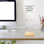 Monitor Memo Board Computer Monitor Memo Board Acrylic for Computer Monitors No Screen Damage Office Desk Accessories with Removable Design 12.6X 3.15 x 0.2 inches