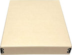 Lineco Museum Storage Box Tan, 8"x10"x1.5", Archival Boxboard, Drop-Front Design with Metal Edge. Organize, Store and Preserve Photographs, Prints, Documents, Art, Ephemera, Family Records