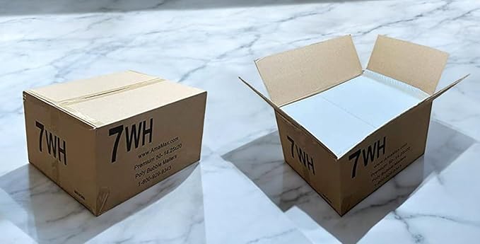 iMBAPrice 14.5x20 Inches White Color Polybubble Bag, 50-Pack Size #7 Self Seal Poly Bubble Mailers Padded Packing Envelopes (Total 50 Bags)