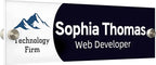 Acrylic Door Name Plate Personalized Office Name Plate Custom Door Sign with Logo Office Decor for Women Men Workspace Decorations