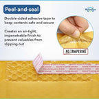 Kraft Bubble Mailers 8.5x14.5 inch #3 | Self Seal Padded Envelopes | Cushioned Bubble Mailer | Usable Size 8.5x13.5 | Lightweight mailing Shipping Bags | 100 Pack Bulk | Made in USA