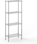 Regal Altair 14" Deep x 30" Wide x 74" Height Wire Shelving Kit | 4-Tier | NSF Commercial Storage Rack Unit