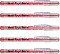 Custom Maze Ballpoint Pens – Personalized Puzzle Pens with Logo/Text – Promotional Pens for Events, Schools, Trade Shows – Fun Interactive Design (Red, 150 Count, Pack of 1)
