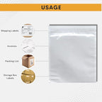 100 Pack 7"x10" Shipping Label Sleeves – Clear Self-Adhesive Packing Slip Pouches, Waterproof Packing List Envelopes – Ideal for Shipping Documents, Mailing Labels, Invoices & Packing Slips
