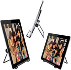 MOACC Tablet Stand, Portable Foldable Tablets Multi-Angle Non-Slip Adjustable Metal Holder Cradle Fit for 9-12.9 inch Tablet PC, Pad (2 Pack)