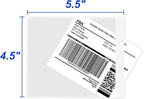 9527 Product 4.5" x 5.5" Clear Adhesive Top Loading Packing List/Shipping Label Envelopes (200 Pack)