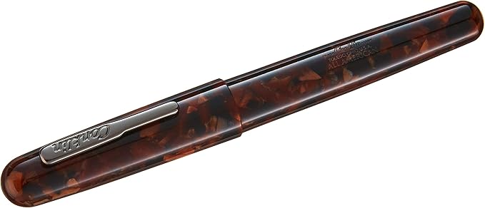 Conklin All American Fountain Pen in Brownstone – Omniflex Nib, Flexible Design & Rich Brown Finish – Ideal Gift for Pen Enthusiasts & Collectors