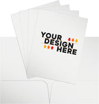 JAM PAPER Custom Printed Semi-Gloss Folders with Round Corner Pockets - Personalized Logo & Text - 10pt C2S - White - 250/Pack