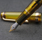 JINHAO 82 Fountain Pen (Transparent Sunset Yellow,Fine Nib 0.5mm)