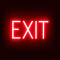 SpellBrite EXIT Sign | Directional Sign with Neon Look, Red LED Light Source | 14.1" x 6.3"