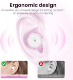 Ear Plugs for Sleeping Noise Reduction, 30dB Ear Plugs for Hearing Protection, 4 Pair Eartips Silicone Soft Reusable EarPlugs for Sleep, Concert, Focus with Case