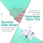 Phyxin Portfolio Binder, 60-Pocket Portfolio Folder 8.5" x 11", Displaying 120 Page Binder with Plastic Sleeves, Plastic Folders for Women & Men, Students, Teachers, Green
